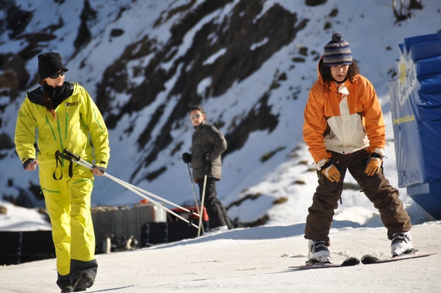  Monitoring the position to ski 